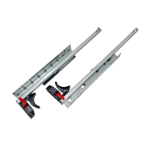 Направляющие ск. монтажа EVA Quadro част. выдвижения с дов. с фиксатором 450мм 3926