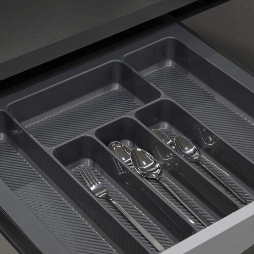 Лоток для столовых приборов 400 LINER 320*430, графит AKS 117233