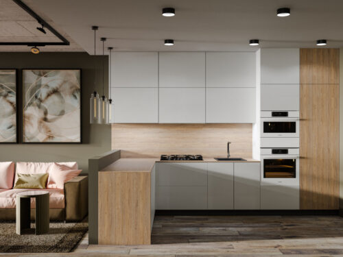 Мебельный щит №112 Дуб светлый 3000*600*6 3112