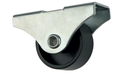 Опора колесная 101 прямоходная, d25 мм, h28 мм, нагрузка 23 кг, черный 0903127