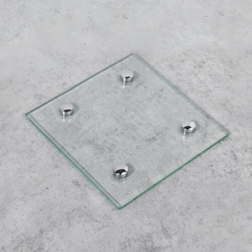 Крепление зеркала мет. AJ04АL 22мм хром (1кпл=4шт) AKS 66717