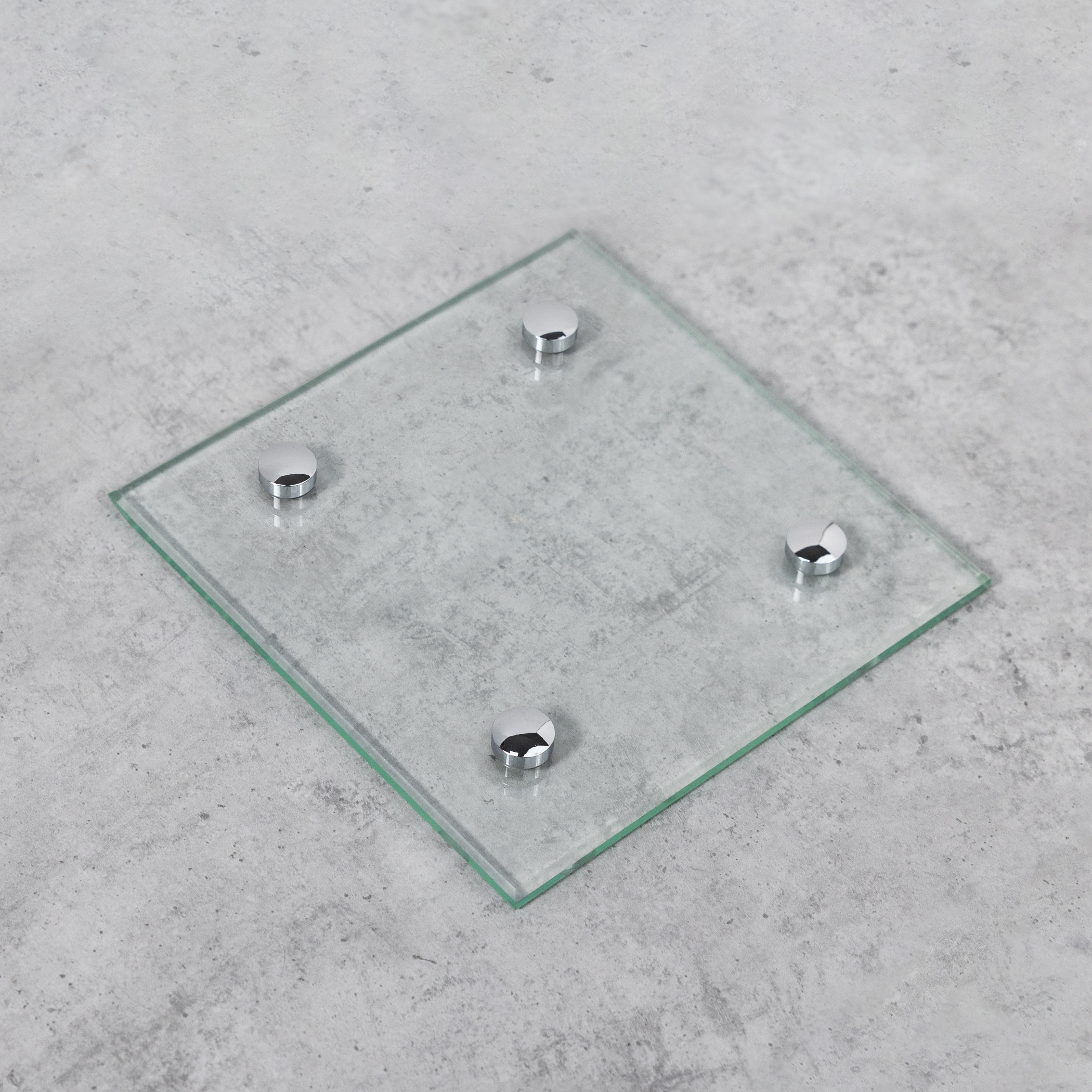 Крепление зеркала мет. AJ04АL 22мм хром (1кпл=4шт) AKS 66717