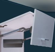 TOP STAY ST общая высота h=590-649 мм, нагрузка 4,1-8,1 кг, серый (ST03AL02B) 0016507