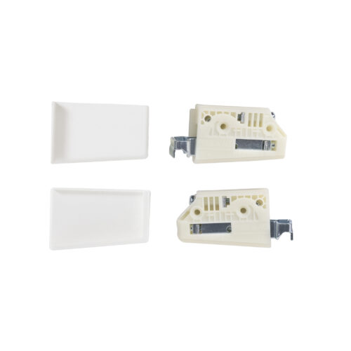 Навес кухонный регулируемый ABS левый+правый + белые заглушки PRIME by AKS 123813