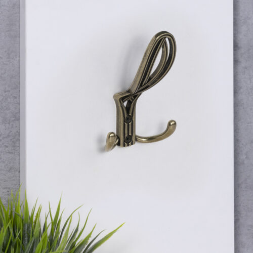 Крючок меб. трехрожковый мет. PALAZZO античная латунь AKS 81198