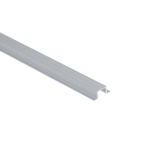 Профиль алюминиевый врезной NAVI-0806A с экраном, узкий, цвет алюминий, 2м, AKS 114954