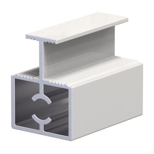 SLIM Разделительный профиль под винт АВД-3756 белый мат. Ral 9016 1 метр. ( кратно 1 м.) 1346