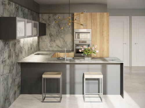 Столешница №92 Оникс тёмный графит 3000*600*38 3392