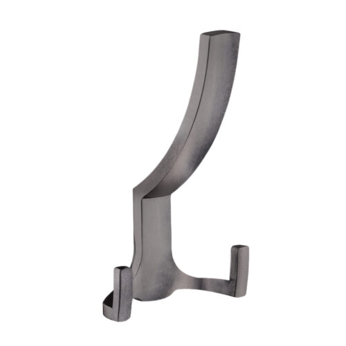 Крючок мебельный трехрожковый, черненый старинный цинк KR-0340-BAZ 2787