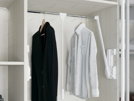 S-6014-W Пантограф Starax, (850-1150x290x900 мм), нагрузка 15 кг, белый/хром 0715241