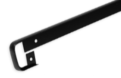 Планка для столешниц щелевая 38мм 1517/1 Черная R9