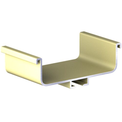 Профиль средний на нижнюю базу С-образн, золото  АВД-4466 1 метр 1914