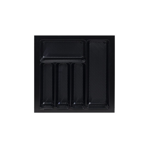 Лоток для столовых приборов 700 LINER 640*430, черный AKS 125434