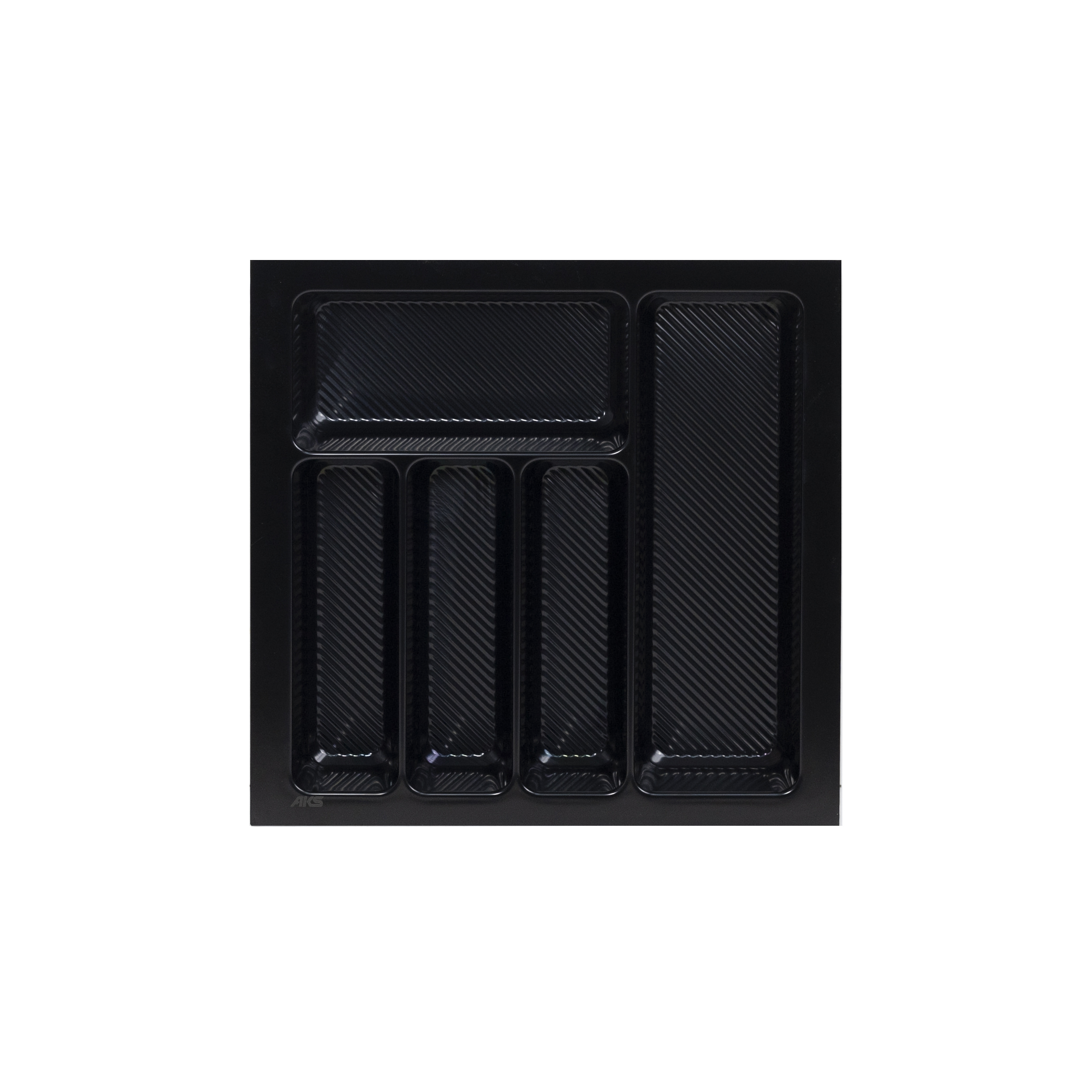 Лоток для столовых приборов 700 LINER 640*430, черный AKS 125434