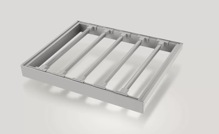 FIRMAX Выдвижная брючница наборного типа в базу 900 мм, 864х420х56 (ШхГхВ), серый FRM5806.864.01