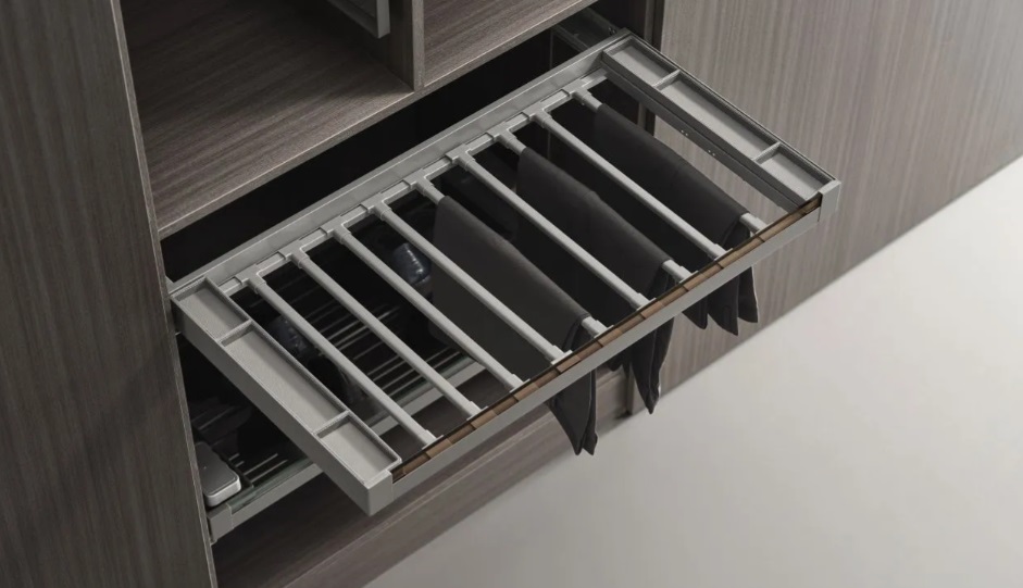 Вешалка для брюк Pure-Pro LK L=450, ширина=800мм серая (LK450Q13800K01, E30) 22768