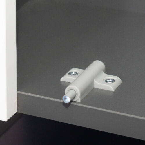 Амортизатор крепление крестообразное накладной/врезной белый AKS (100 в уп.) 15661