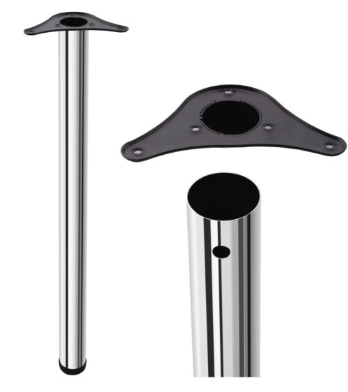 Опора/корп/КДМ/60х710/ МАТ. хром/с усами 22765