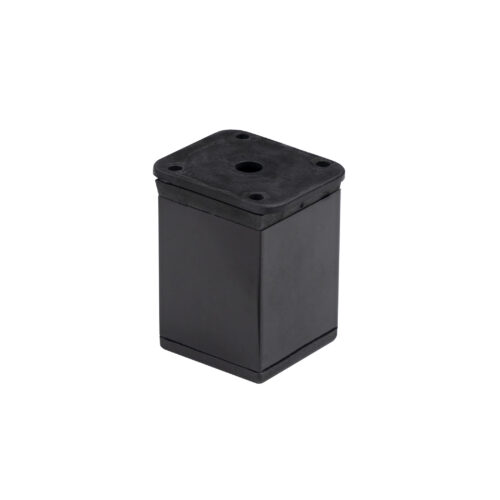 Опора меб. алюм. DAКP-27 h150 с регул. черный матовый 112790