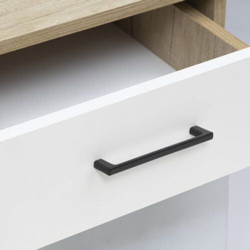 Ручка меб. скоба мет. ARKADA 128 черный матовый, AKS 81245