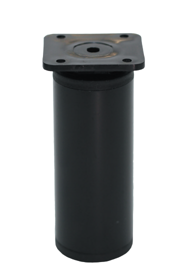 Опора мебельная регулируемая круглая ОРК/2 100-ЧМ, цвет черный матовый 815235