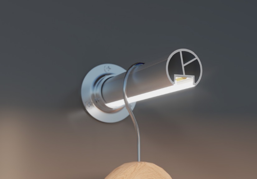 Профиль LED штанга круглая L=3000 алюминий C-0 TG05.3711.07.035 LUMINO 2105 — изображение 2