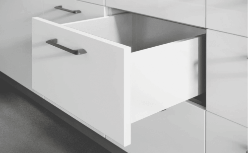 Выдвижной ящик AXIS PRO L-450 мм, высокий H-200 мм, белый 17646