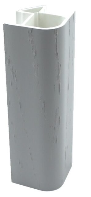 Угол д/цок.ПВХ РоялВуд Серый СС 5011 142611