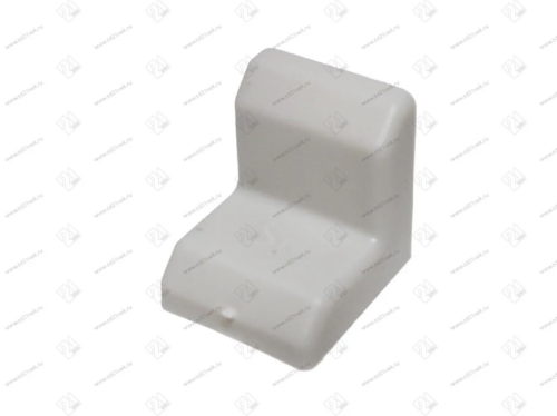 Уголок крепежный 21*21 мм с крышкой, 029.12 серый <250/2000> 0306302