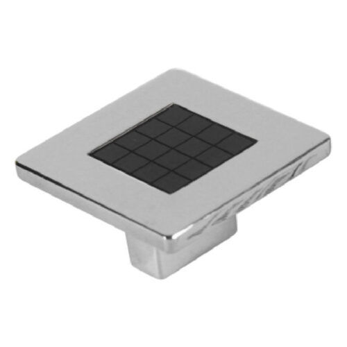 Ручка Купол Metax (хром/черный) 133208