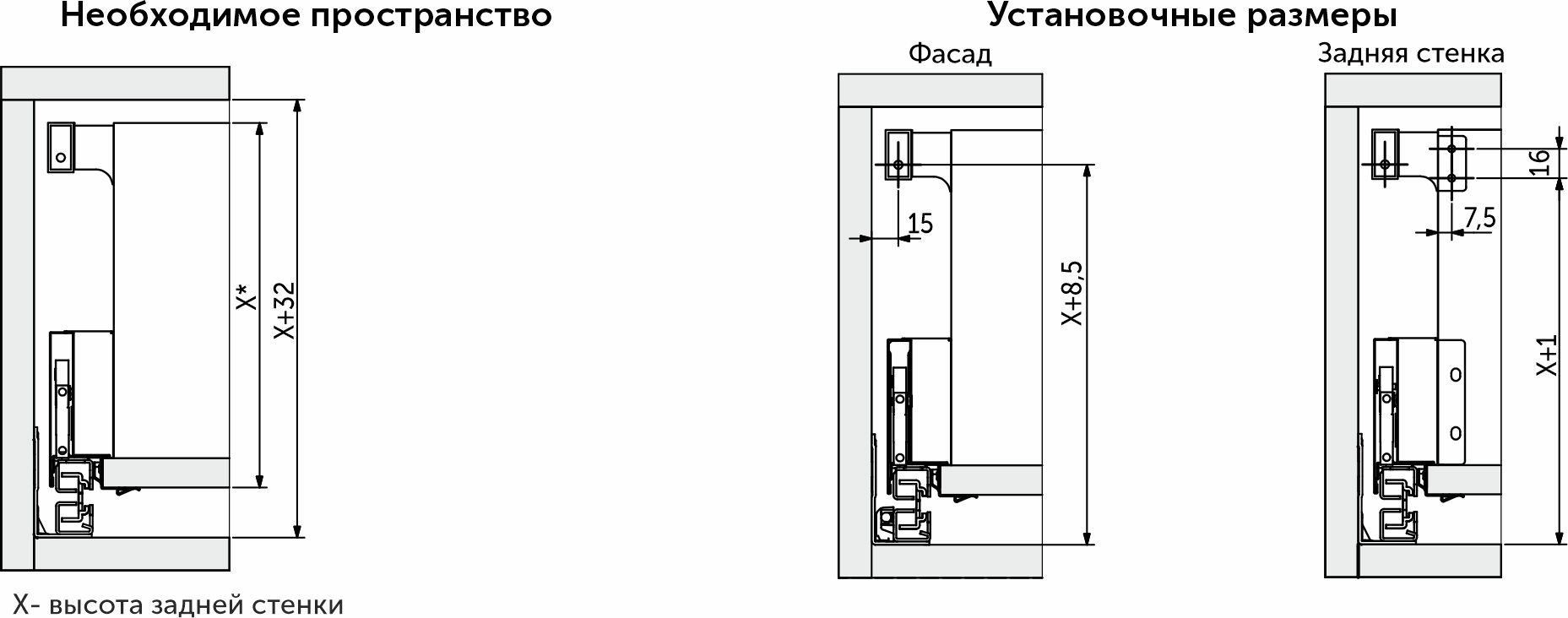 Рейлинг прямоугольный продольный Slimbox Evolution L-500 белый 117344 — изображение 2