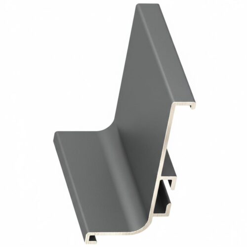 Профиль в нижнюю базу L-образн, антрацит 1 метр АВД-4464 ( кратно 2 метр) 3196
