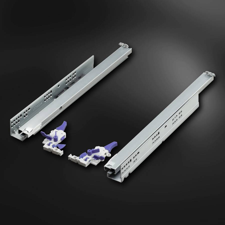 Направляющие 500 мм Unihopper скрытого типа с 3D регулировкой push-to-open 156641 — изображение 2