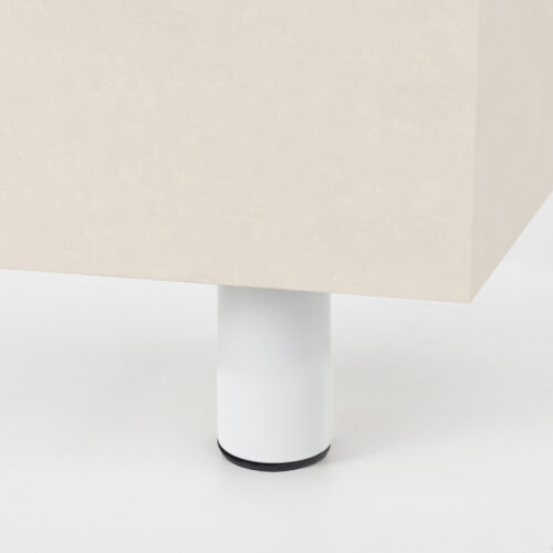 Опора меб. мет. d50 h100 белая AKS 102523