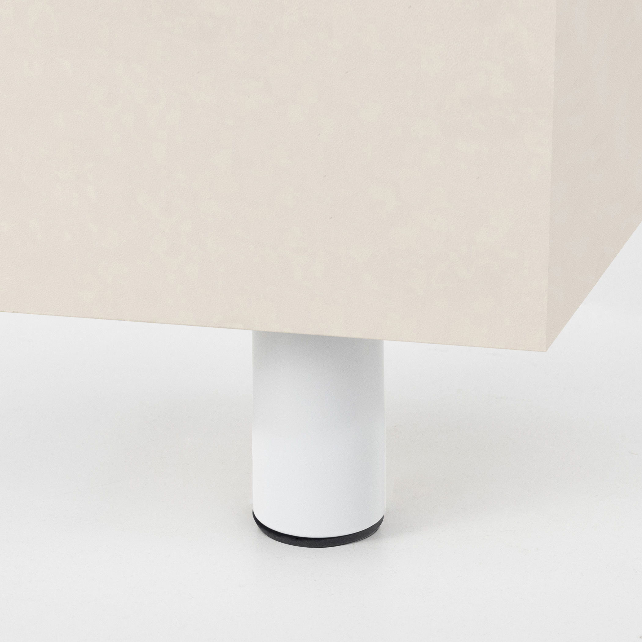 Опора меб. мет. d50 h100 белая AKS 102523