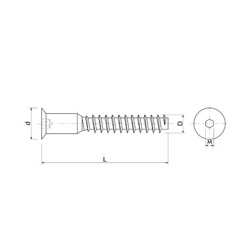 Шуруп-конфирмат 6,3*50 (уп/3тыс.шт) ( Евровинт)  AKS 51657