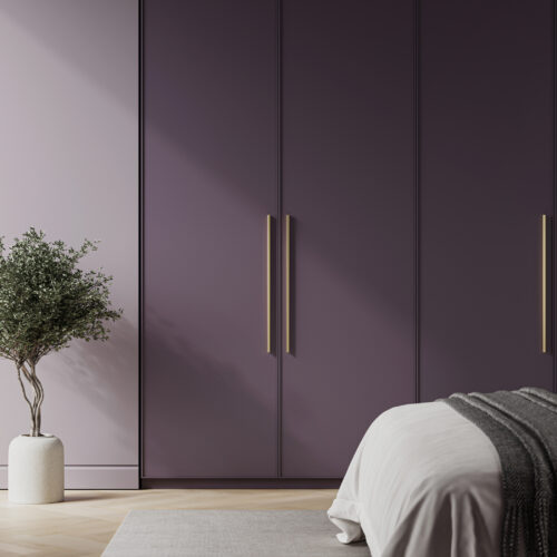 Ручка меб. скоба алюм. SERENE 64/87 брашированное золото, AKS 112975