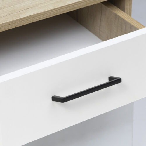 Ручка меб. скоба мет. SKYLINE 192 черный матовый, AKS тип 2 105090