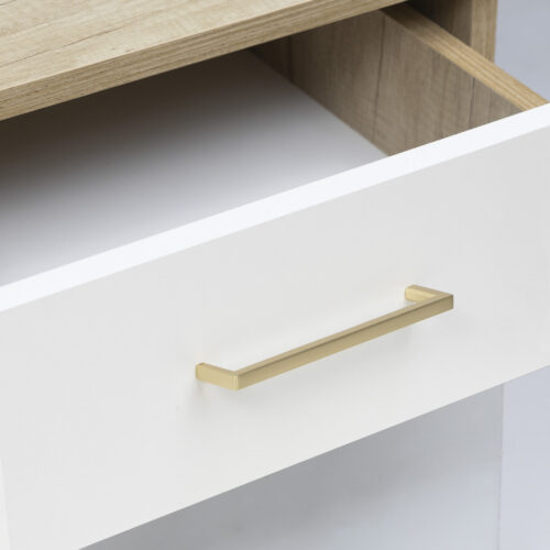 Ручка меб. скоба мет. SKYLINE 128 брашированное золото, AKS тип 2 105623