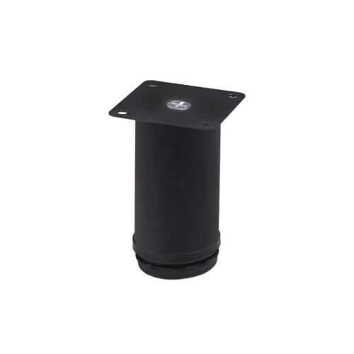 Опора меб. мет. d50 h100 с регул. черный AKS 62960