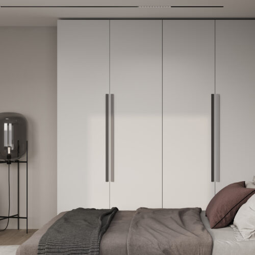 Ручка меб. скоба алюм. ELBRUS 128/138 графит, AKS 92245