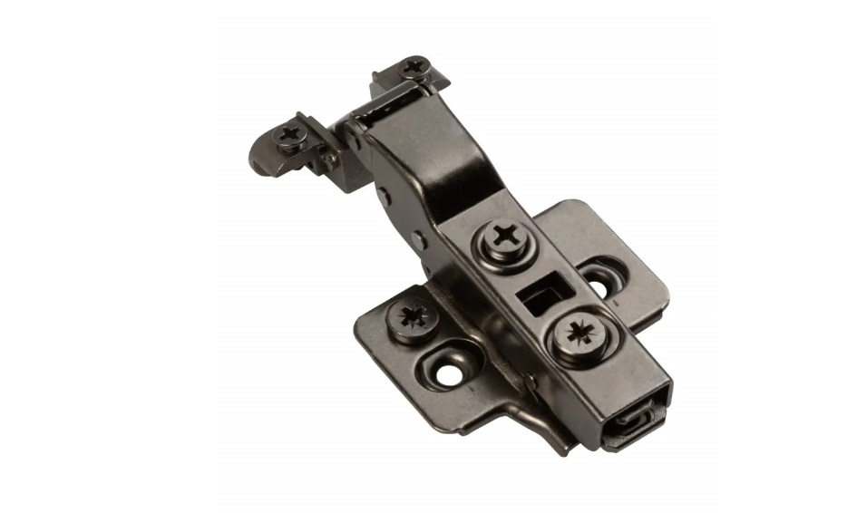 Петля SILENTO PRO ZP-SLCARALU08-3DBEO полунакладная для алюминиевых рамок без пружины черная 27052 — изображение 2