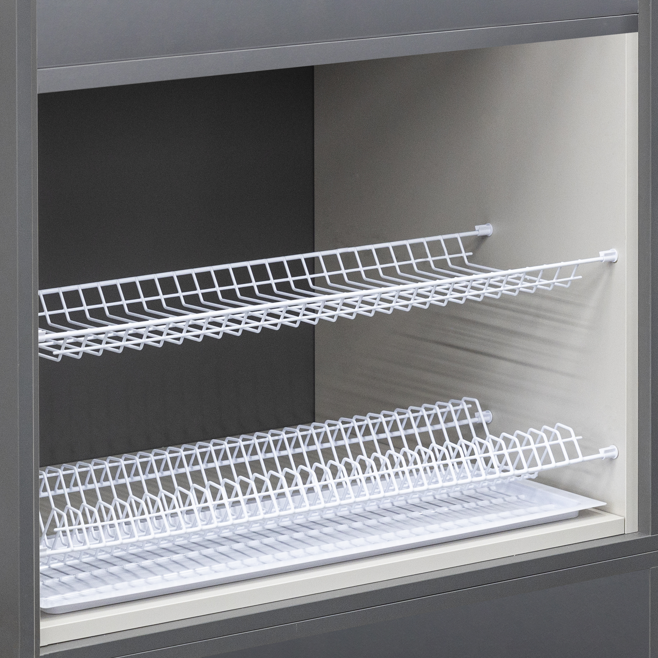 Сушка для посуды 600 MOUNT, белый AKS (без коробки) 113272