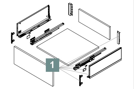 Ультрабокс L-450 H=167 металл лак графит TH03.1172.01.924