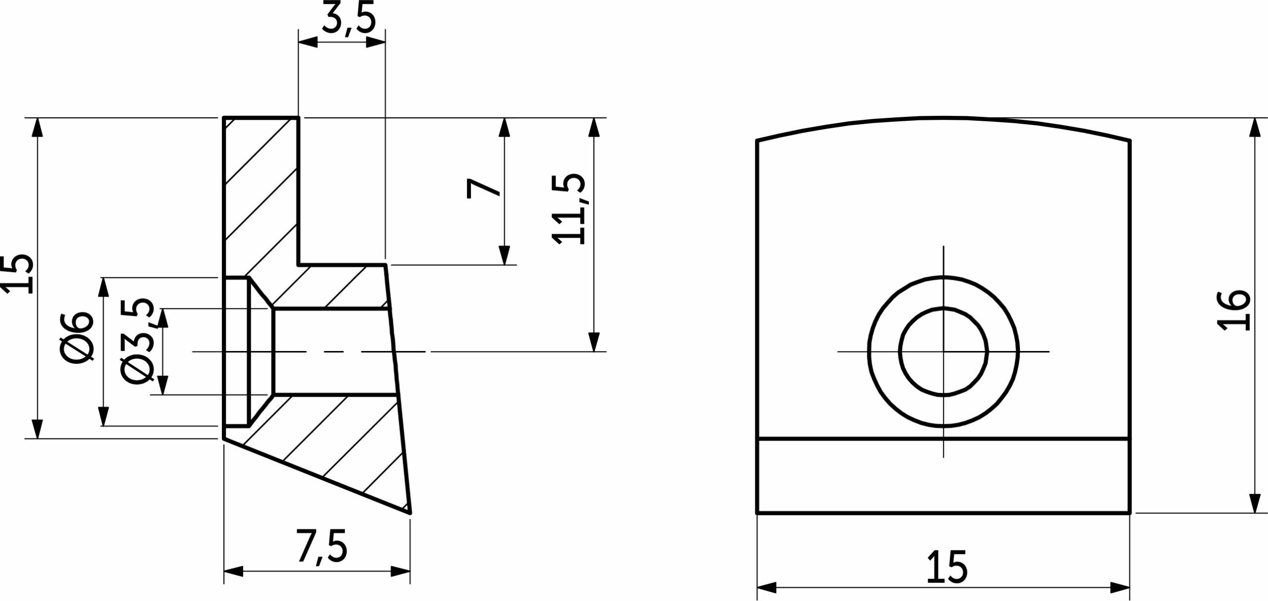 Стеклозажим пластик. прозрачный (1уп.=1тыс.шт) РП 23035 — изображение 3