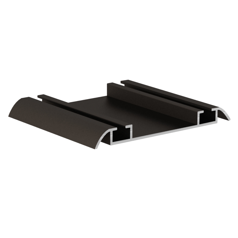 Направляющая низ АВД-0711 коньяк анод 1 метр 1610 (кратно 1,5м)