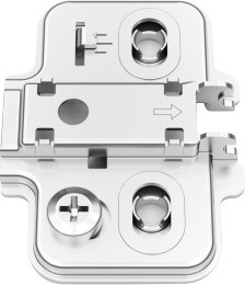 Монтажная планка H=0 DTC STYLISH Anyway Snap-on 3D +2 самореза (82T00TQ) 23951