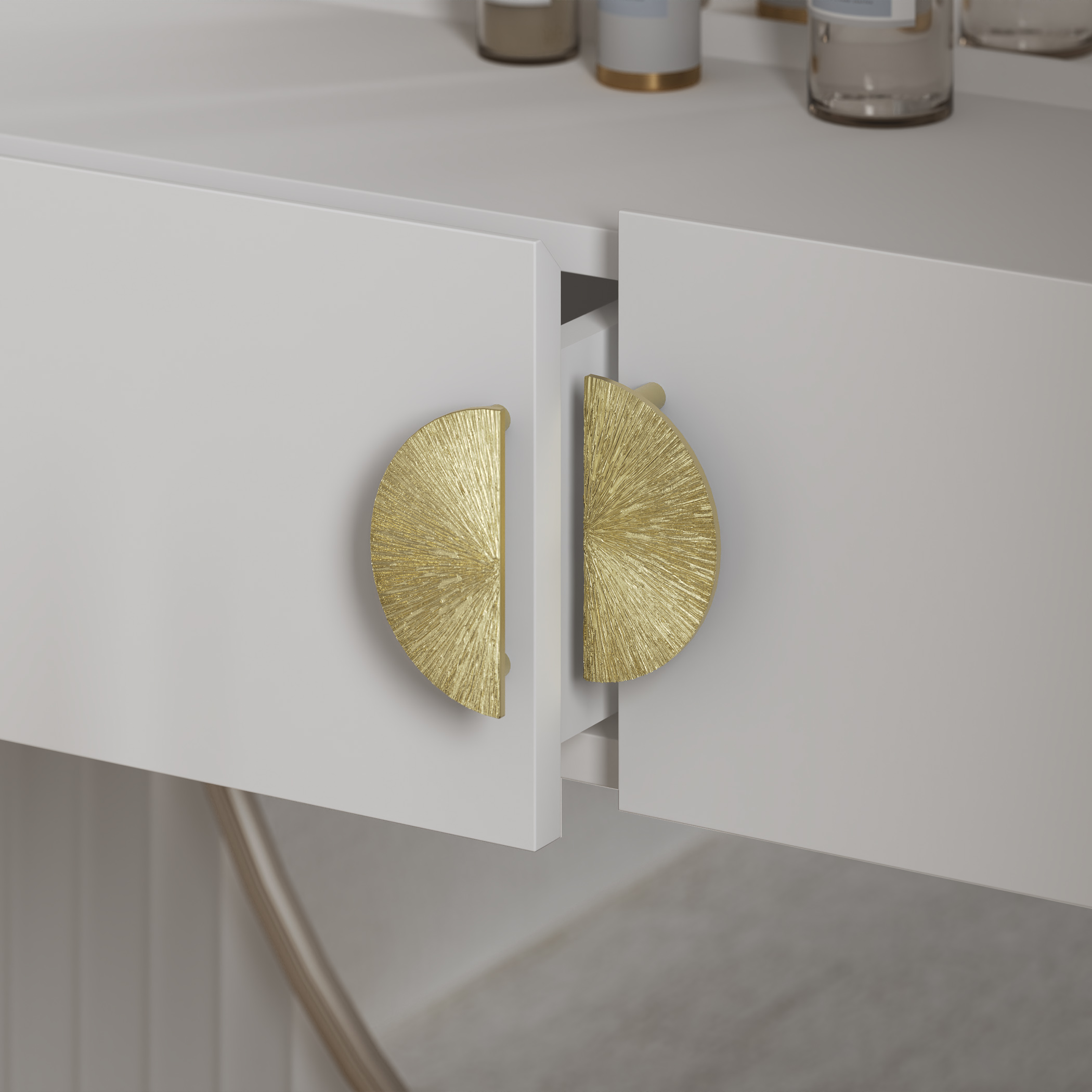 Ручка меб. скоба мет. NIGHT 96 брашированное золото, AKS 124232 — изображение 3