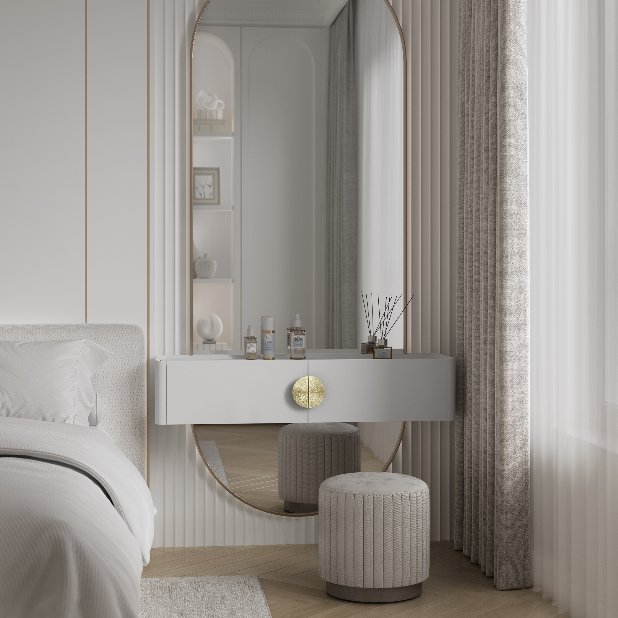 Ручка меб. скоба мет. NIGHT 96 брашированное золото, AKS 124232 — изображение 4