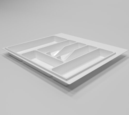 Лоток для столовых приборов в базу 600 мм, Белый 773529